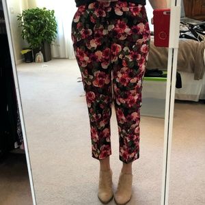 Banana Republic Flowered Pants